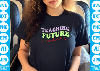Teaching Future Leaders vector t-shirt
