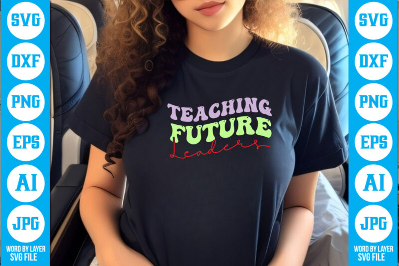 Teaching Future Leaders vector t-shirt