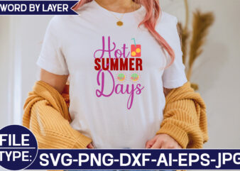 Hot Summer Days SVG Cut File