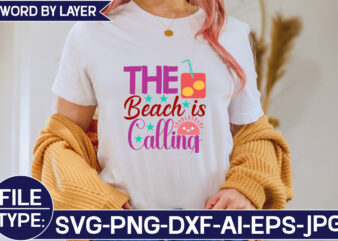 The Beach is Calling SVG Cut File