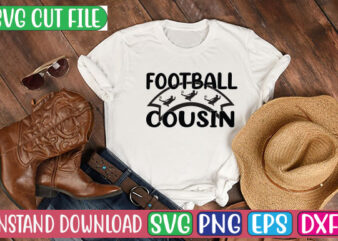 Football Cousin SVG Cut File