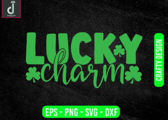 LUCKY charm svg design, St patricks day svg bundle design, cut files