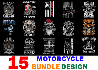 15 Motorcycle Shirt Designs Bundle For Commercial Use, Motorcycle T-shirt, Motorcycle png file, Motorcycle digital file, Motorcycle gift, Motorcycle download, Motorcycle design