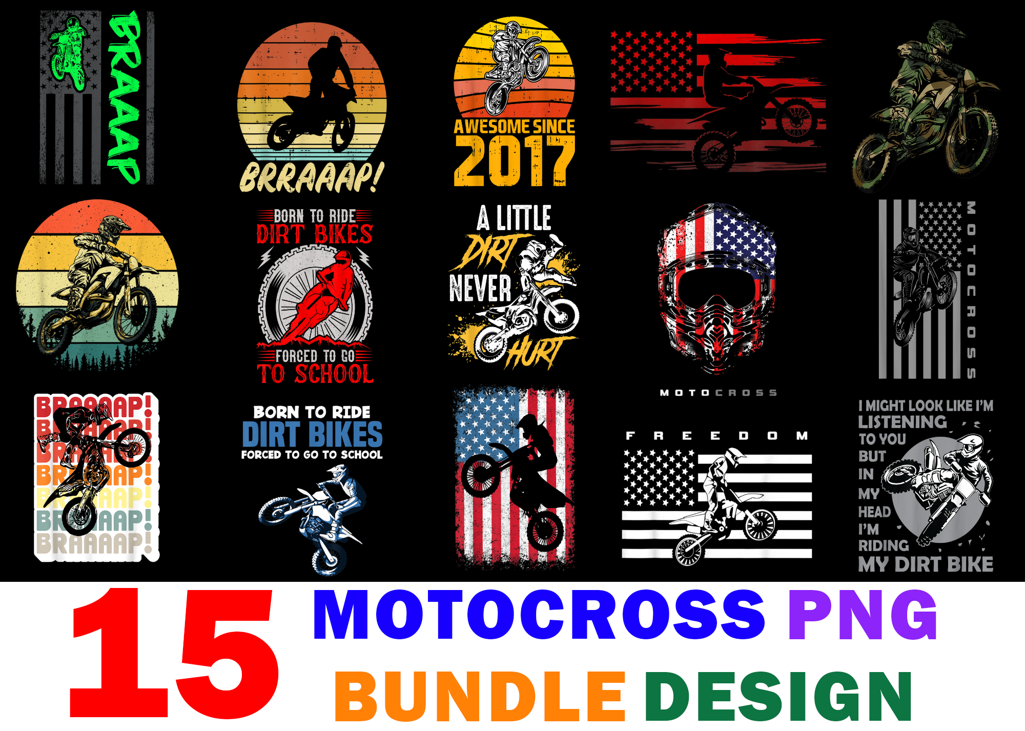 Design PNG E SVG De Etiqueta Esportiva De Motocross Para Camisetas