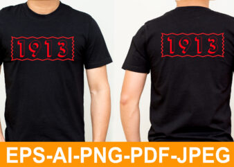 1913 t-shirt design