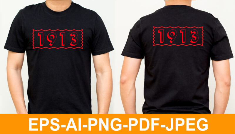 1913 t-shirt design