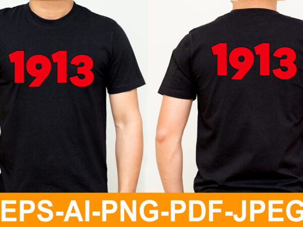 1913 t-shirt design