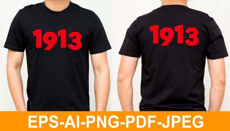 1913 t-shirt design