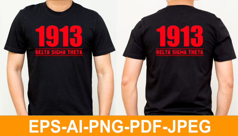 1913 delta sigma theta tshirt design