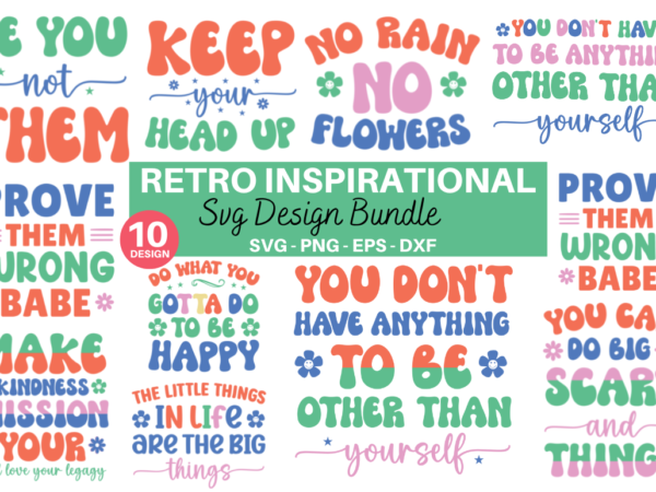 Inspiration svg bundle t shirt design for sale