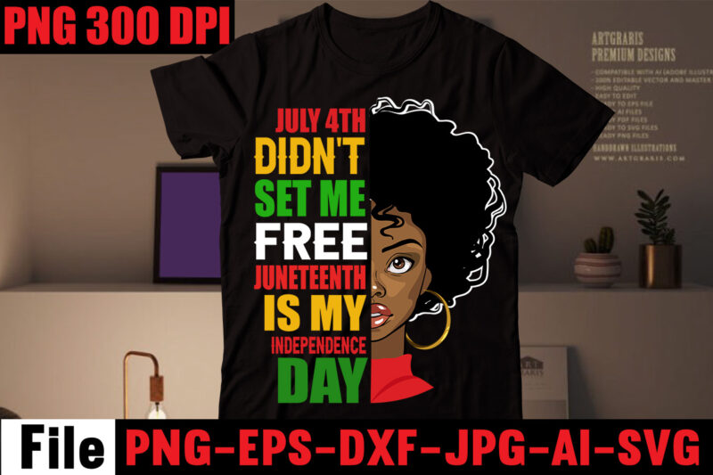 July 4th Didn't Set Me Free Juneteenth Is My Independence T-shirt Design,Black History Is World History T-shirt Design,2023 african, american svg bundle ,african american t shirt design, bundle black african