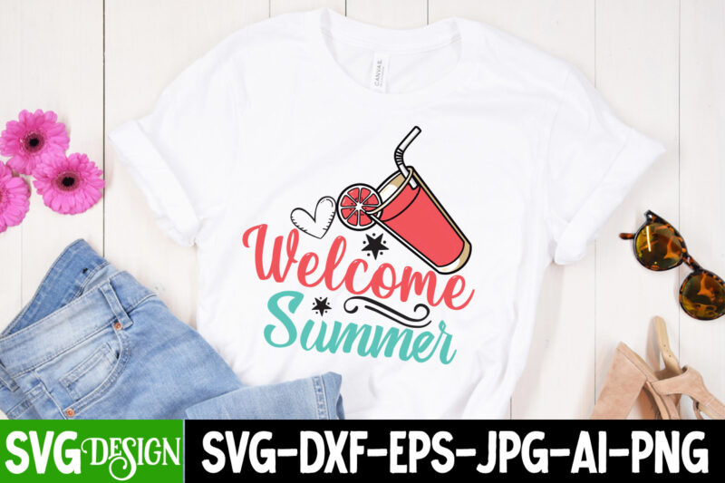 Summer SVG Bundle, Beach SVG Bundle, Summer T-Shirt Bundle, Summer SVG Bundle, Beach Vibes T-Shirt Design, Beach Vibes SVG Cut File, Summer Bundle Png, Summer Png, Hello Summer Png, Summer