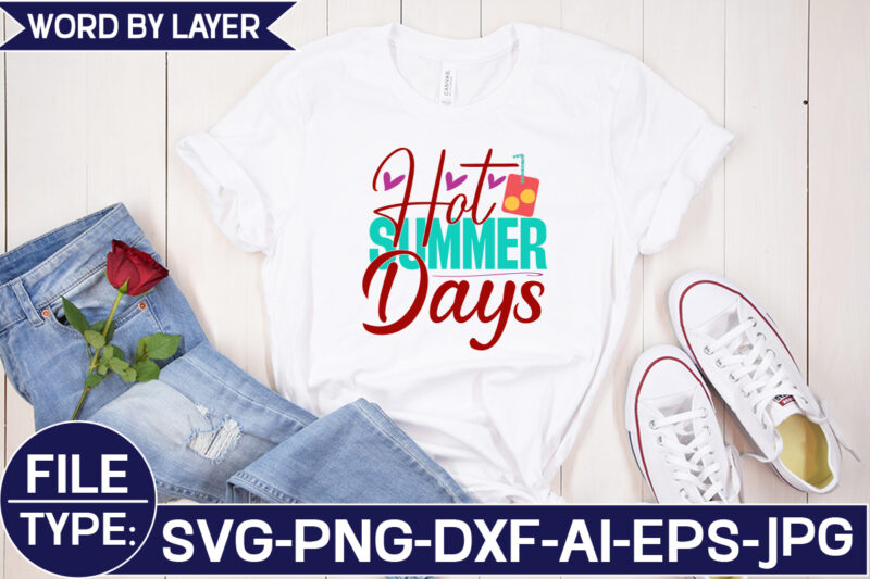 Hot Summer Days SVG Cut File