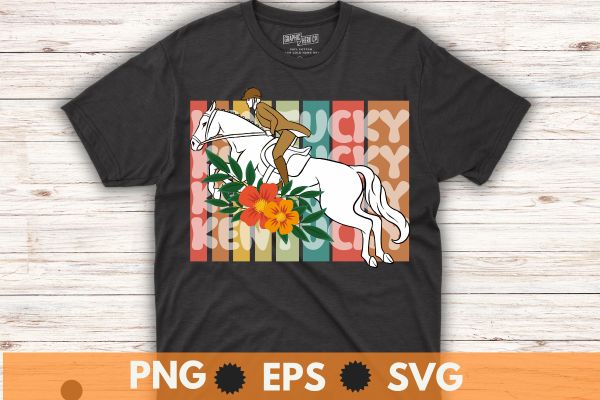 Vintage kentucky floral flower retro, horse racing, derby t-shirt design vector, vintage kentucky floral flower retro, horse racing, derby t-shirt design vector, vintage,