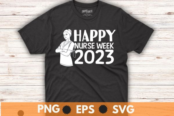 Nurse appreciation week happy national, funny, saying, screen print, print ready, vector eps, editable eps