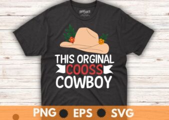 This orginal cooss cowboy T-Shirt design vector,horse, derby, racing, horses, funny,