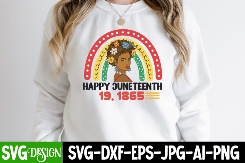 Happy Juneteenth 19.1865 SVG Cut File, Happy Juneteenth 19.1865 T-Shirt Design, Juneteenth SVG Bundle - Black History SVG - Juneteenth 1865, Juneteenth SVG Bundle - Black History SVG - Juneteenth