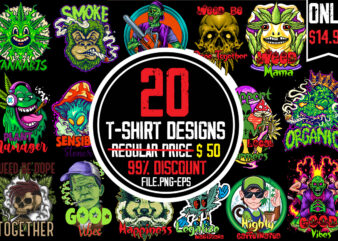 Weed T-shirt Bundle,20 Designs ,vol 5,on sell Design, Big Sell Design,CannabisT-shirt Design,Weed SVG Mega Bundle, Weed T-Shirt Design, #Weed SVG Bundle,Weed T-Shirt Design Bundle, Smoke Weed Everyday T-shirt Design,Weed SVG