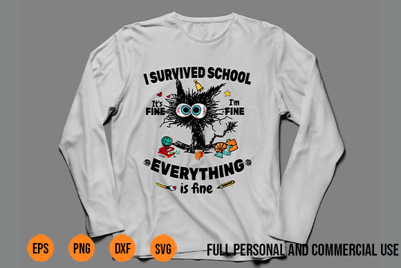 Happy Last Day Of School Kids Teacher Student Graduation T-Shirt Design