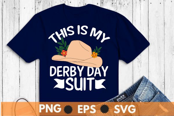 This is my derby day suit T-Shirt design vector, Vintage, Kentucky, Retro, Horse Racing, Derby T-Shirt design vector,horse, derby, racing