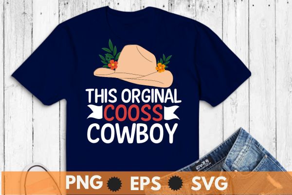 This orginal cooss cowboy T-Shirt design vector,horse, derby, racing, horses, funny,Vintage, Kentucky, Retro, Horse Racing