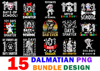 15 Dalmatian Shirt Designs Bundle For Commercial Use, Dalmatian T-shirt, Dalmatian png file, Dalmatian digital file, Dalmatian gift, Dalmatian download, Dalmatian design