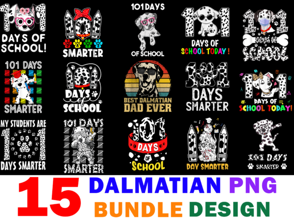 15 dalmatian shirt designs bundle for commercial use, dalmatian t-shirt, dalmatian png file, dalmatian digital file, dalmatian gift, dalmatian download, dalmatian design