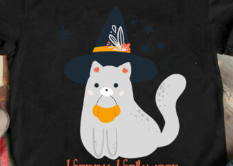 Happy Halloween T-Shirt Design, Happy Halloween SVG Cut File, cat t shirt design, cat shirt design, cat design shirt, cat tshirt design, fendi cat eye shirt, t shirt cat design,