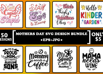 Happy Mother’s day shirt bundle print template, typography design for mom mommy mama daughter grandma girl women aunt mom life child best mom adorable shirt