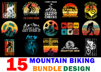15 Mountain Biking Shirt Designs Bundle For Commercial Use, Mountain Biking T-shirt, Mountain Biking png file, Mountain Biking digital file, Mountain Biking gift, Mountain Biking download, Mountain Biking design