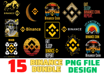 15 Binance Shirt Designs Bundle For Commercial Use, Binance T-shirt, Binance png file, Binance digital file, Binance gift, Binance download, Binance design