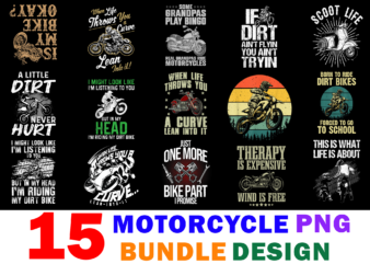 15 Motorcycle Shirt Designs Bundle For Commercial Use Part 2, Motorcycle T-shirt, Motorcycle png file, Motorcycle digital file, Motorcycle gift, Motorcycle download, Motorcycle design