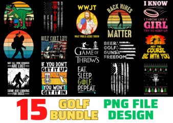 15 Golf Shirt Designs Bundle For Commercial Use, Golf T-shirt, Golf png file, Golf digital file, Golf gift, Golf download, Golf design