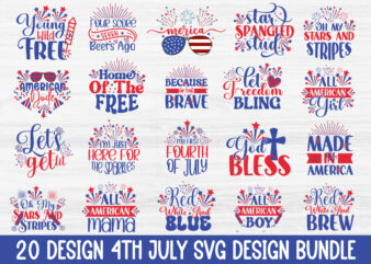 4th of July svg bundle