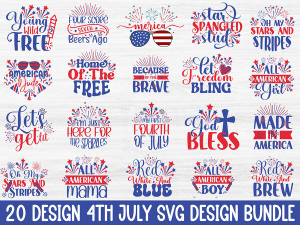 4th of july svg bundle