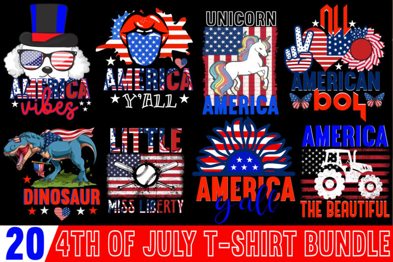 4th of july T-shirt Bundle,20 Designs,Big Sell Design, Amazing print ready vector and Png t-shirt designsAmerica Football T-shirt Design,All American boy T-shirt Design,4th of july mega svg bundle, 4th of