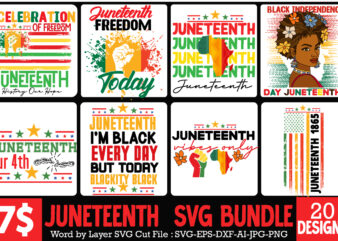 #Juneteenth T-Shirt Design Bundle,Black History SVG Mega Bundle, Juneteenth T-Shirt Design, Juneteenth SVG Cut File, Juneteenth SVG Bundle – Black History SVG – Juneteenth 1865, Juneteenth SVG Bundle – Black