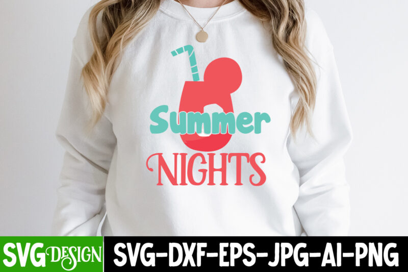 Summer Nights T-Shirt Design, Summer Nights SVG Cut File, Summer SVG Bundle,Summer Sublimation Bundle,Beach SVG Design Summer Bundle Png, Summer Png, Hello Summer Png, Summer Vibes Png, Summer Holiday Png,