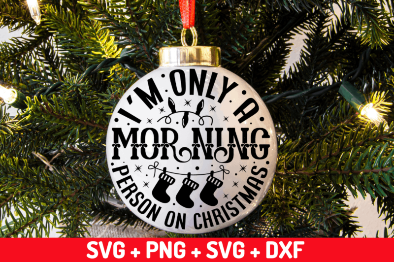 Christmas Ornaments SVG Bundle