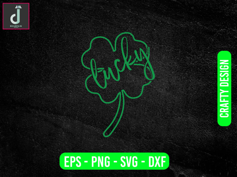 Lucky svg design, St patricks day svg bundle design, cut files