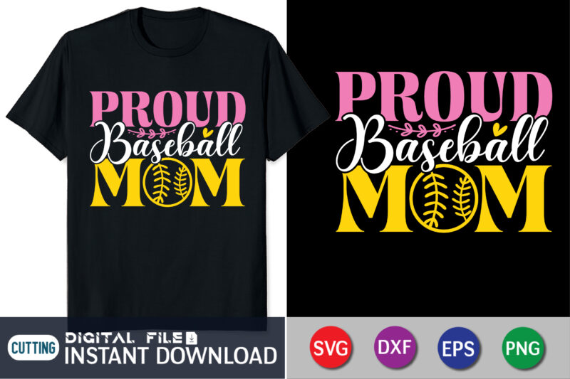 Proud Baseball Mom Shirt, Baseball Mom SVG, Baseball Svg, 3 up 3 down cut file, Baseball DXF, Baseball mom shirt design, Baseball heart SVG, heart dxf