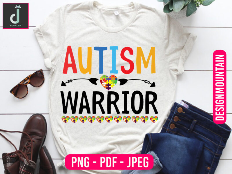 Autism Bundle design, Autism Awareness Png, Autism Png design