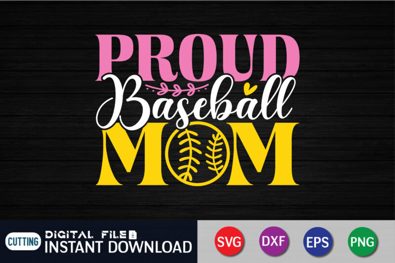 Proud Baseball Mom Shirt, Baseball Mom SVG, Baseball Svg, 3 up 3 down cut file, Baseball DXF, Baseball mom shirt design, Baseball heart SVG, heart dxf