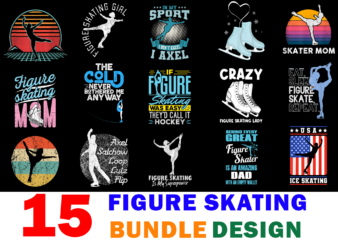 15 Figure Skating Shirt Designs Bundle For Commercial Use, Figure Skating T-shirt, Figure Skating png file, Figure Skating digital file, Figure Skating gift, Figure Skating download, Figure Skating design
