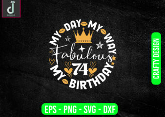 My day my way my birthday fabulous svg design, happy birthday svg bundle,birthday clipart