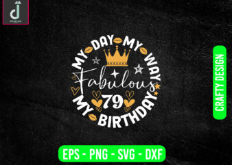 My day my way my birthday fabulous svg design, birthday png, stiletto png, digital download