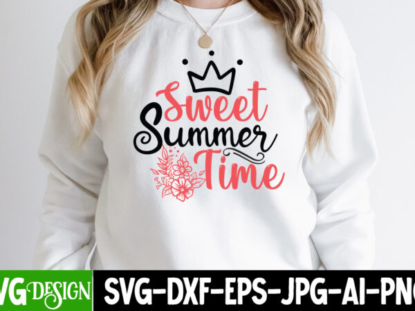 Sweet summer time t-shirt design, sweet summer time svg cut file, summer svg bundle,summer sublimation bundle,beach svg design summer bundle png, summer png, hello summer png, summer vibes png, summer