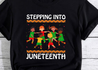 African American Girls Kids Stepping Into Juneteenth 1865 PC