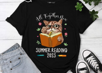 All Together Now Summer Reading 2023 Book Kids Cat Reading Book PC