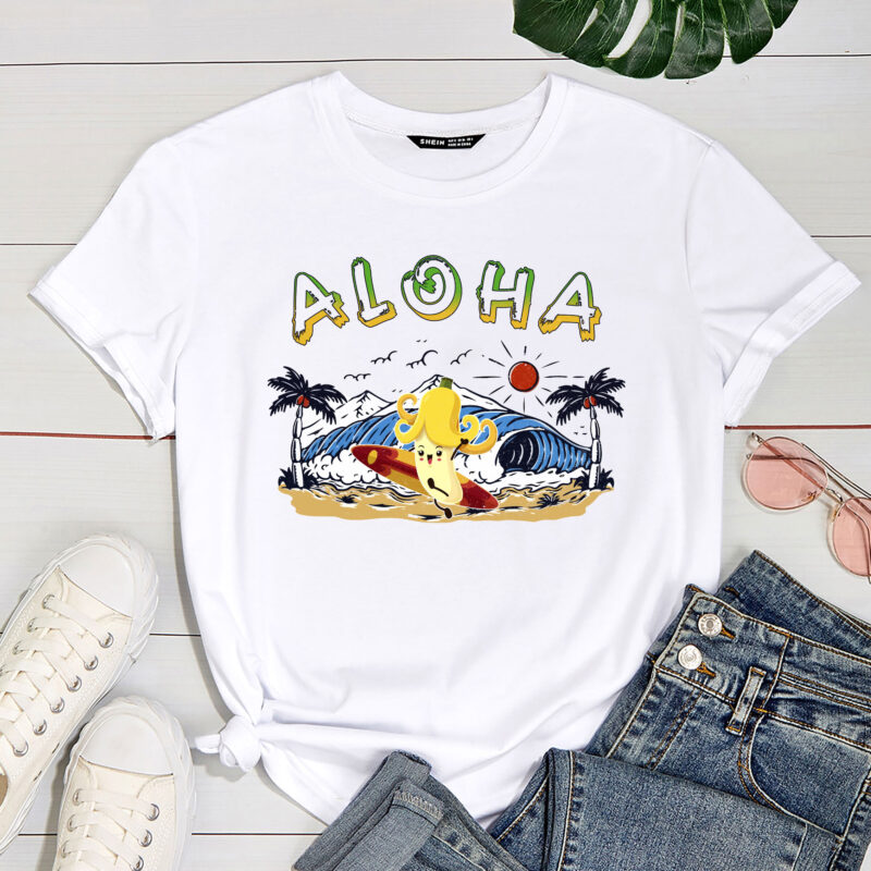 Aloha Hawaii Hawaiian island tees Surf PC